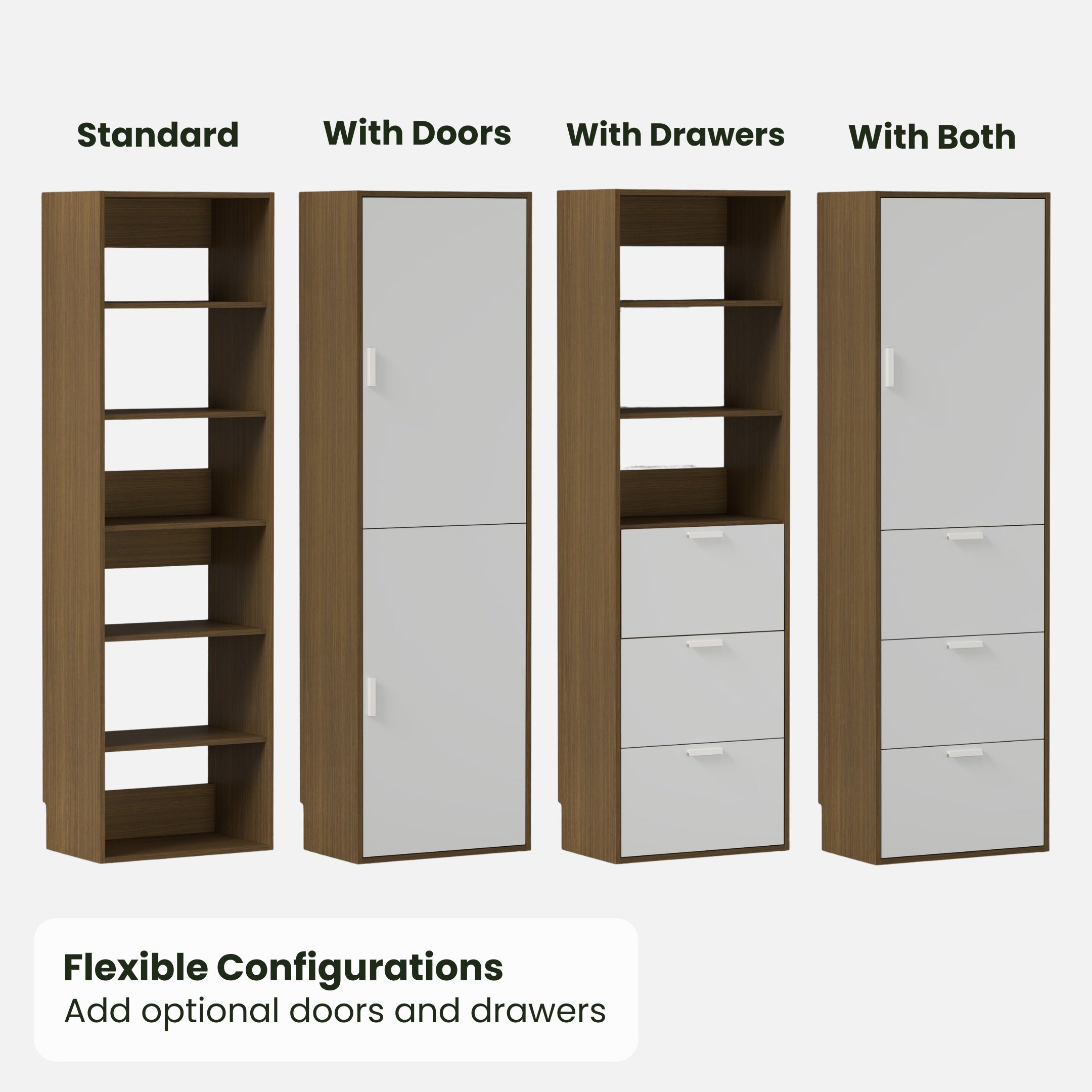 Tall Side Cabinet - Queen / Vertical