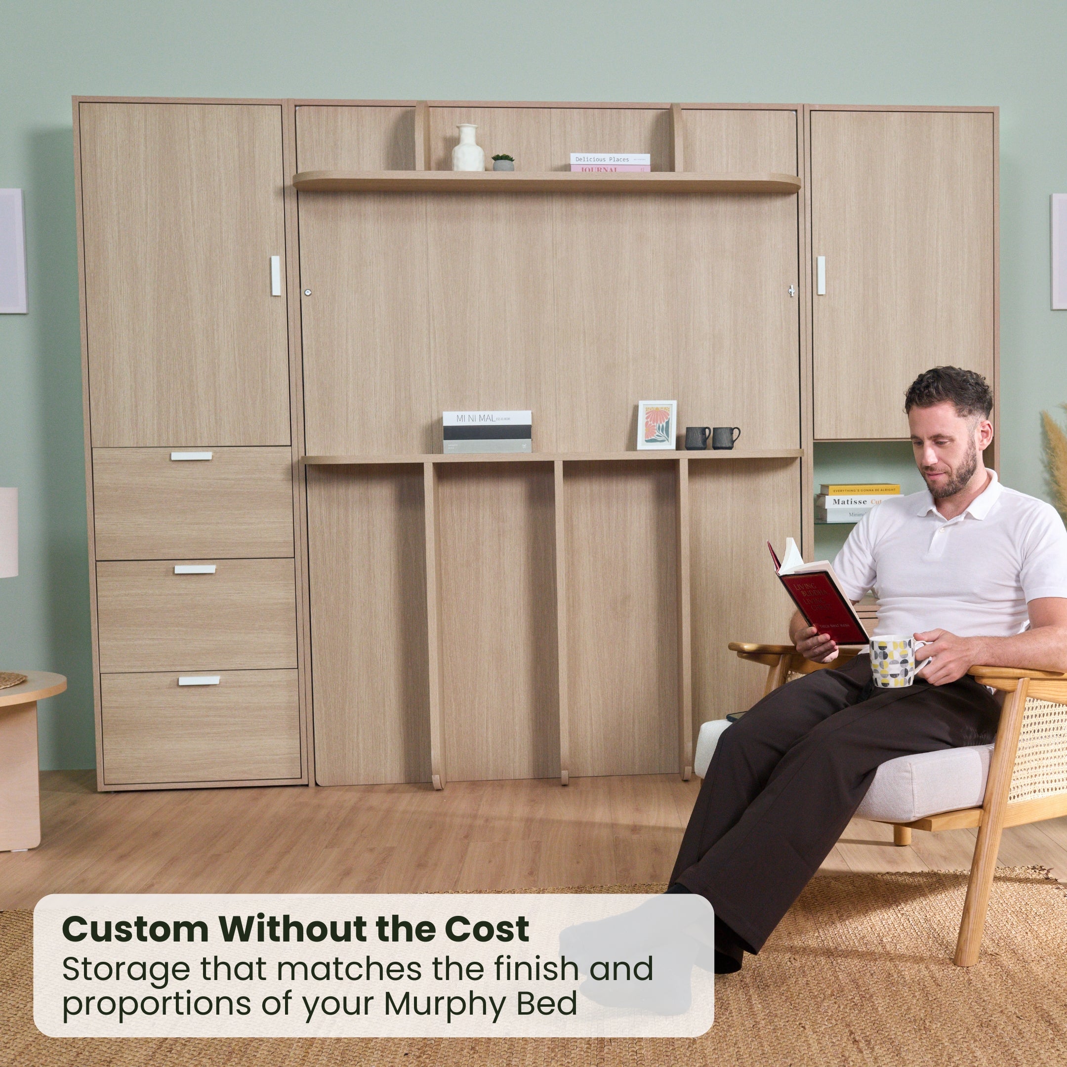 Tall Side Cabinet - Queen / Vertical