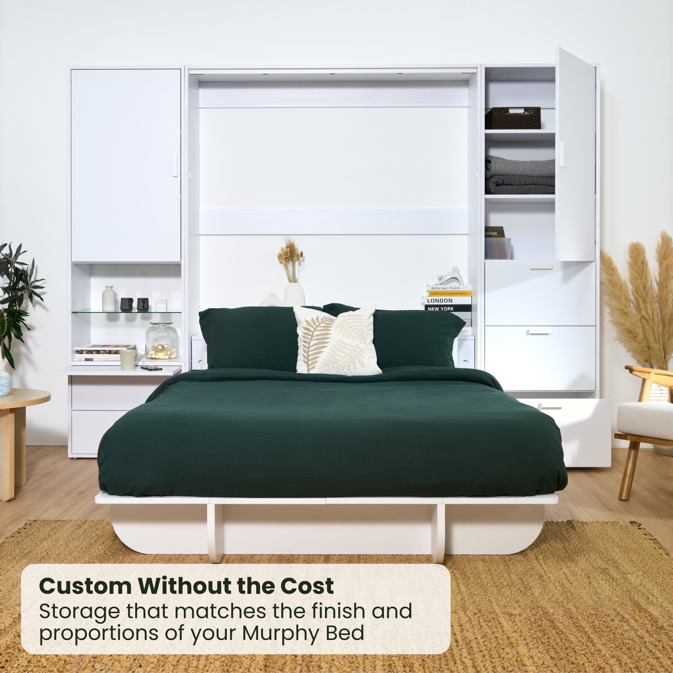 Tall Nightstand Cabinet - Queen / Vertical