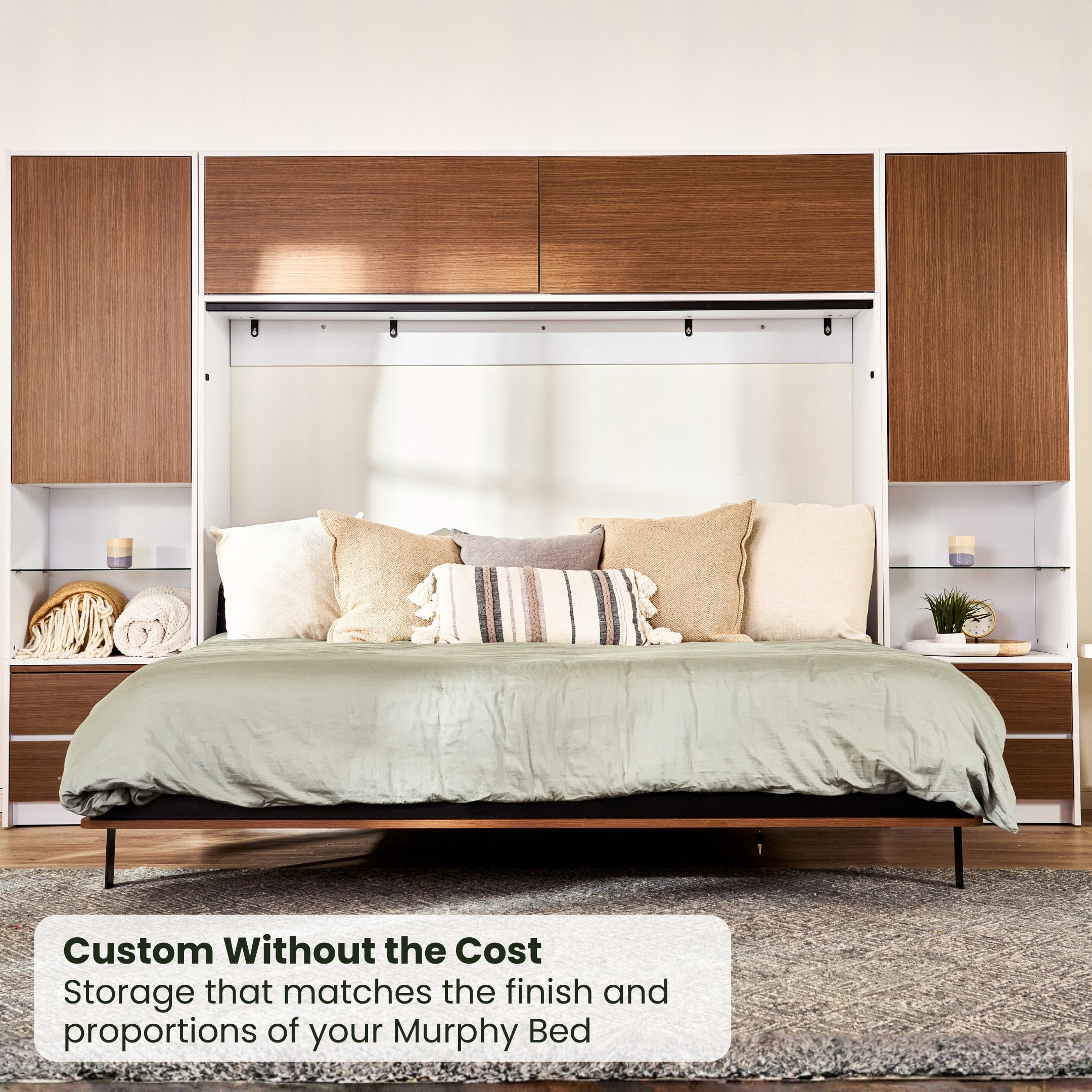 Tall Nightstand Cabinet - Queen / Horizontal