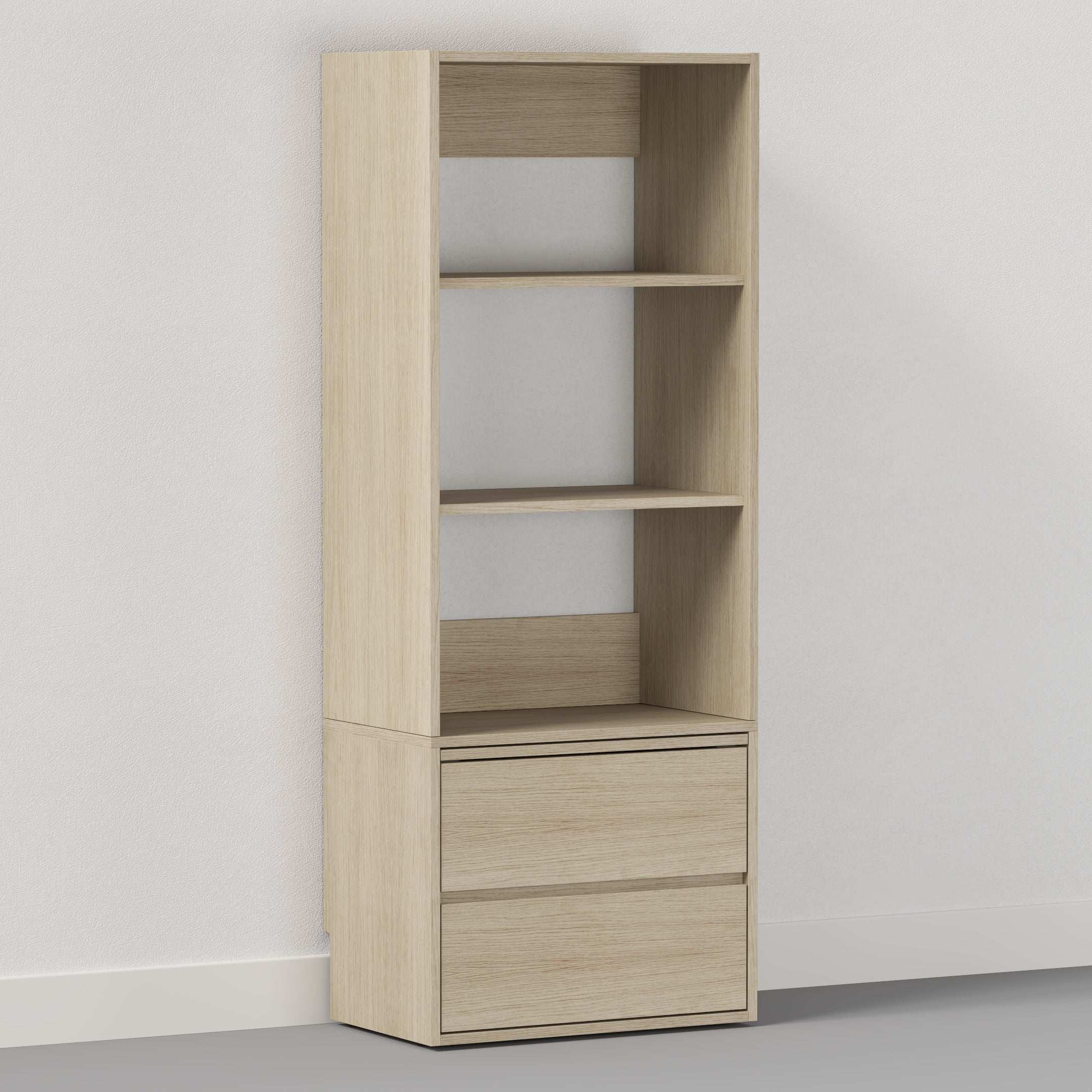 Mid Nightstand Cabinet - Queen / Horizontal