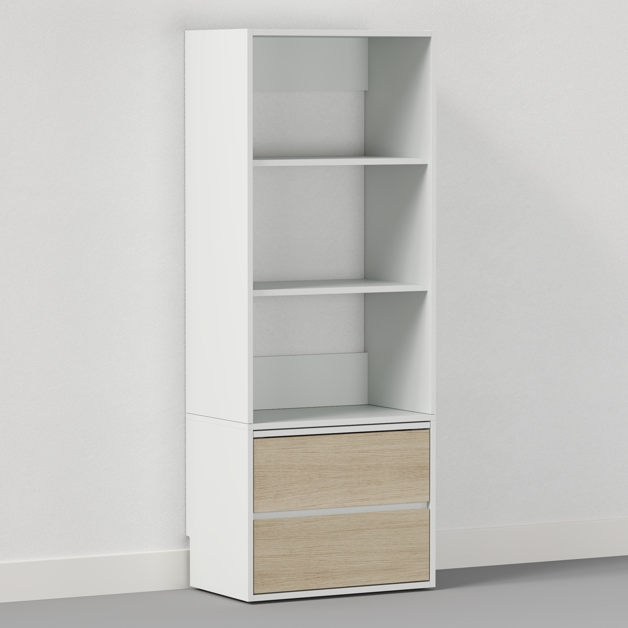 Mid Nightstand Cabinet - Queen / Horizontal