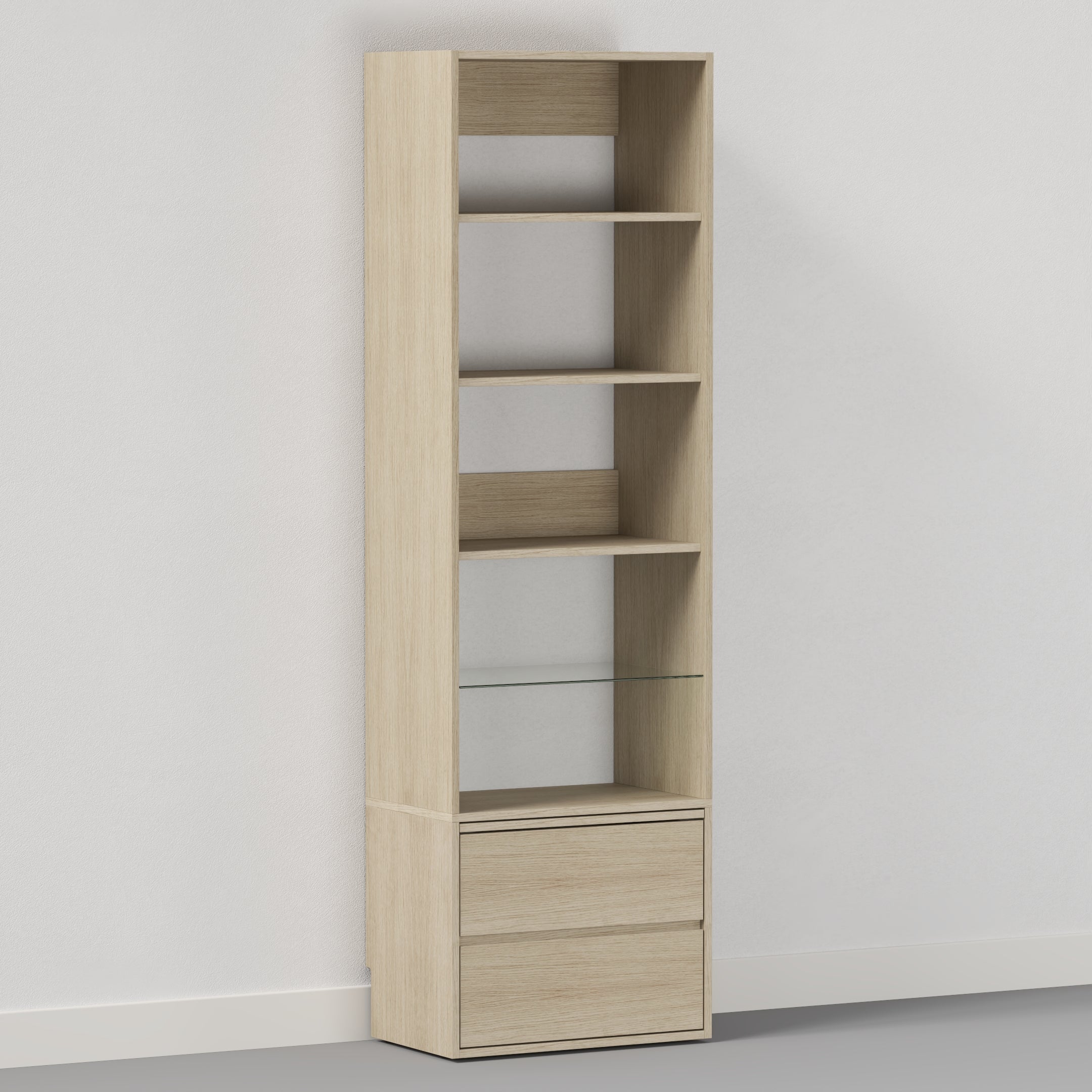 Tall Nightstand Cabinet - Twin / Vertical