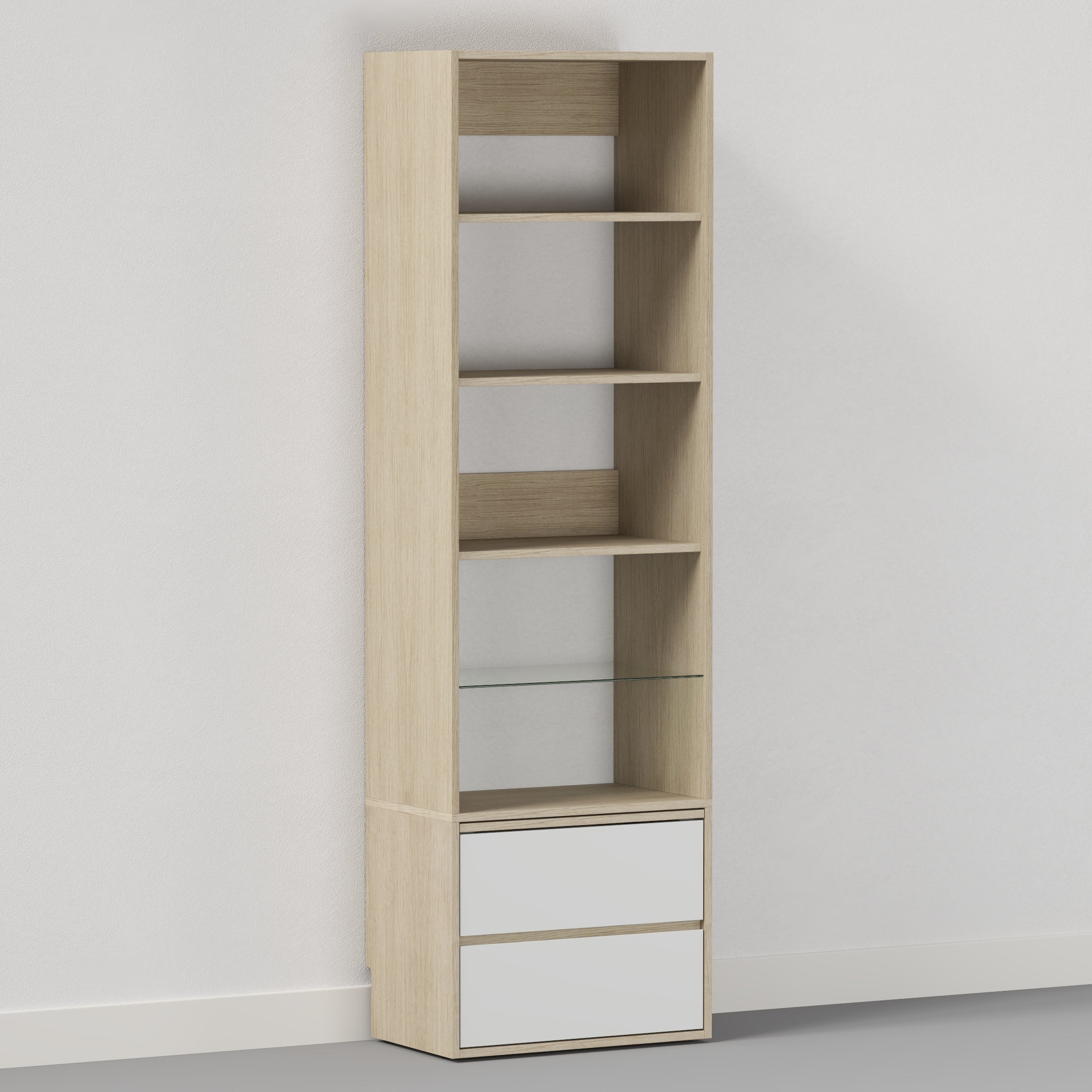 Tall Nightstand Cabinet - Twin / Horizontal