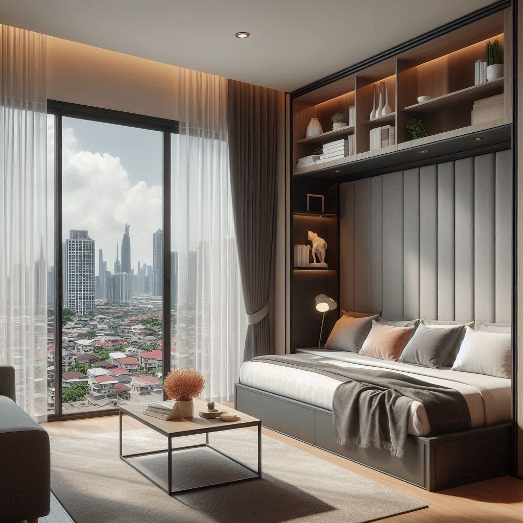 Murphy Bed With Sofa: Transform Your Small Apartment, image size:1024x1024