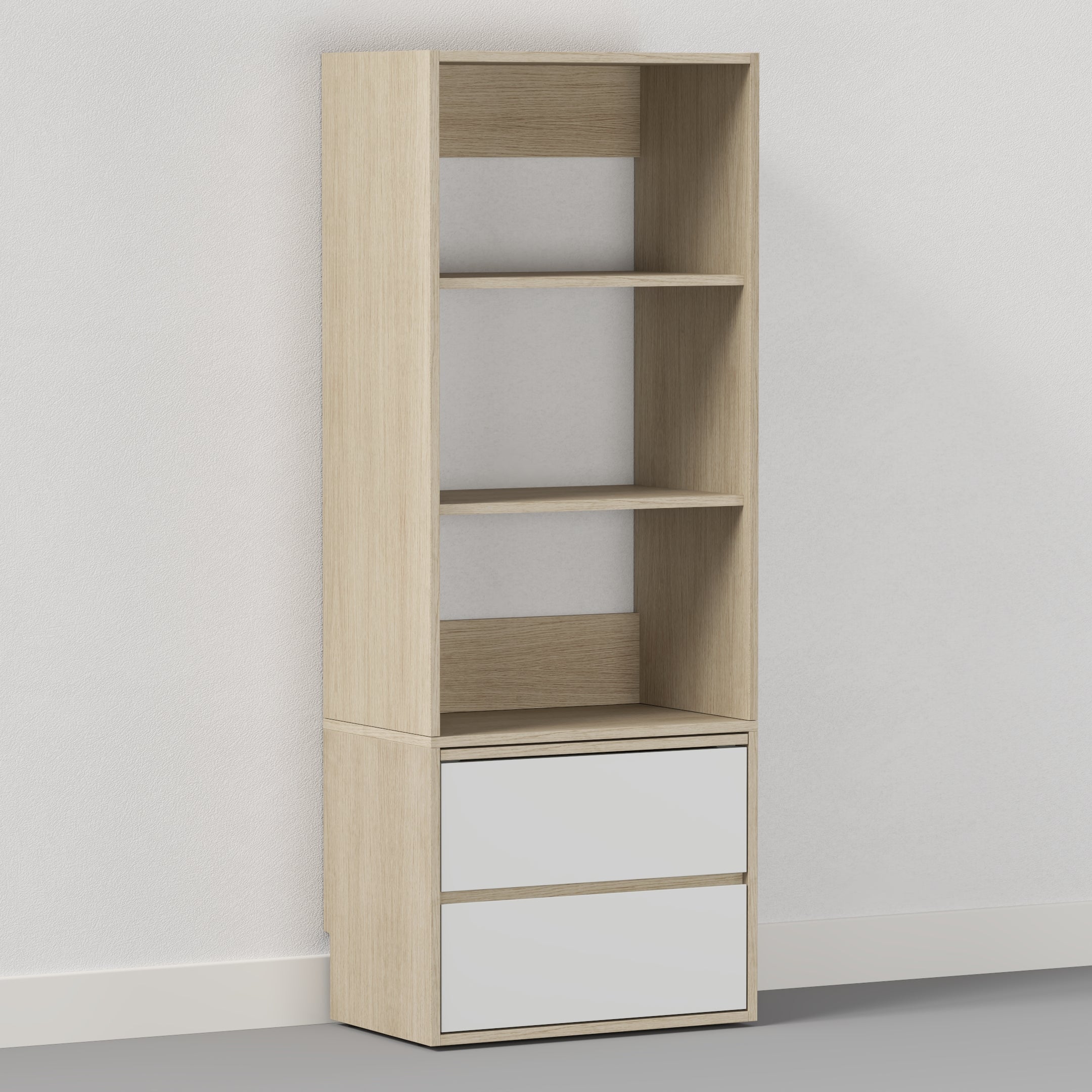 Mid Nightstand Cabinet - Queen / Horizontal