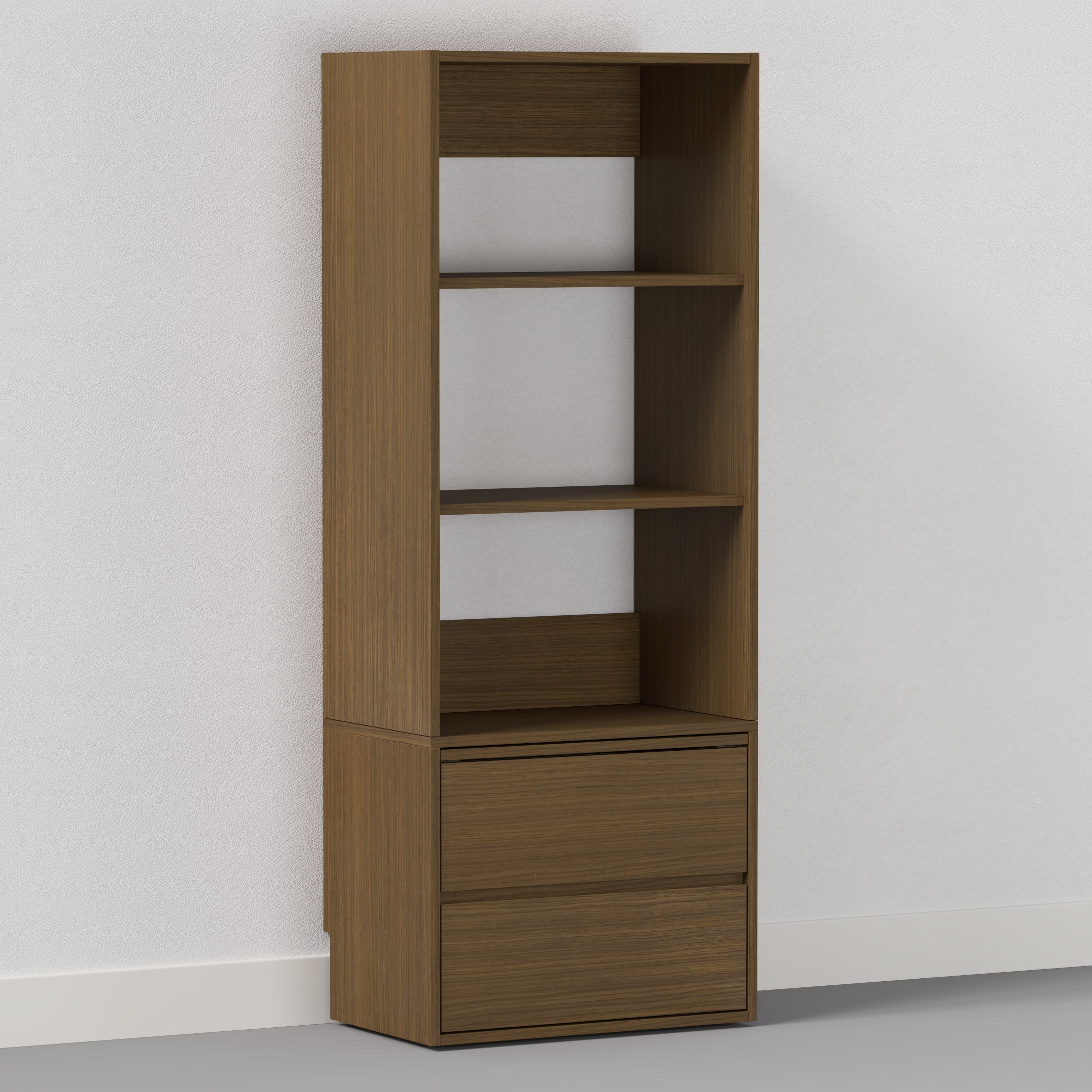 Mid Nightstand Cabinet - Queen / Horizontal