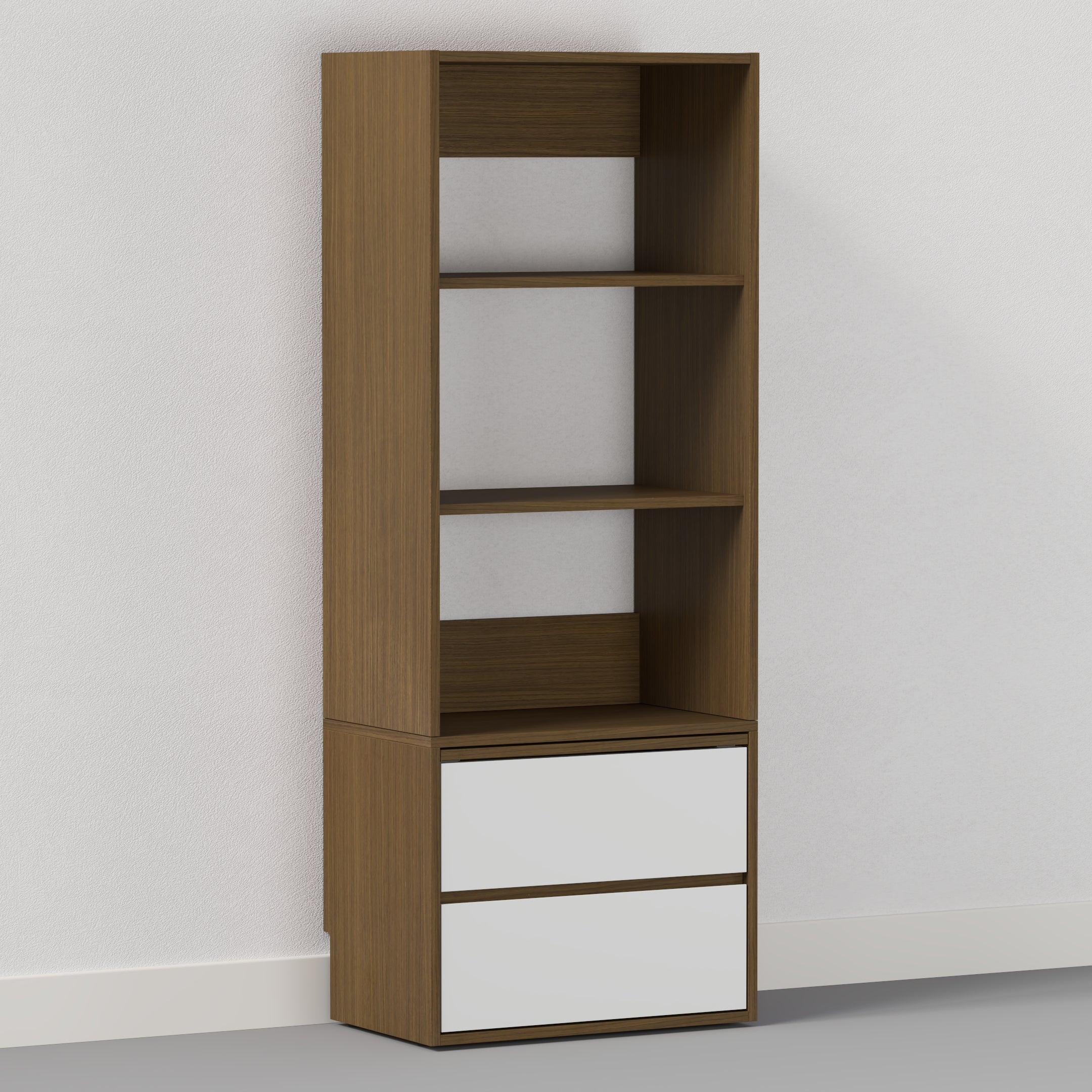 Mid Nightstand Cabinet - Queen / Horizontal