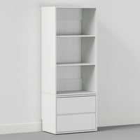 Mid Nightstand Cabinet - Queen / Horizontal