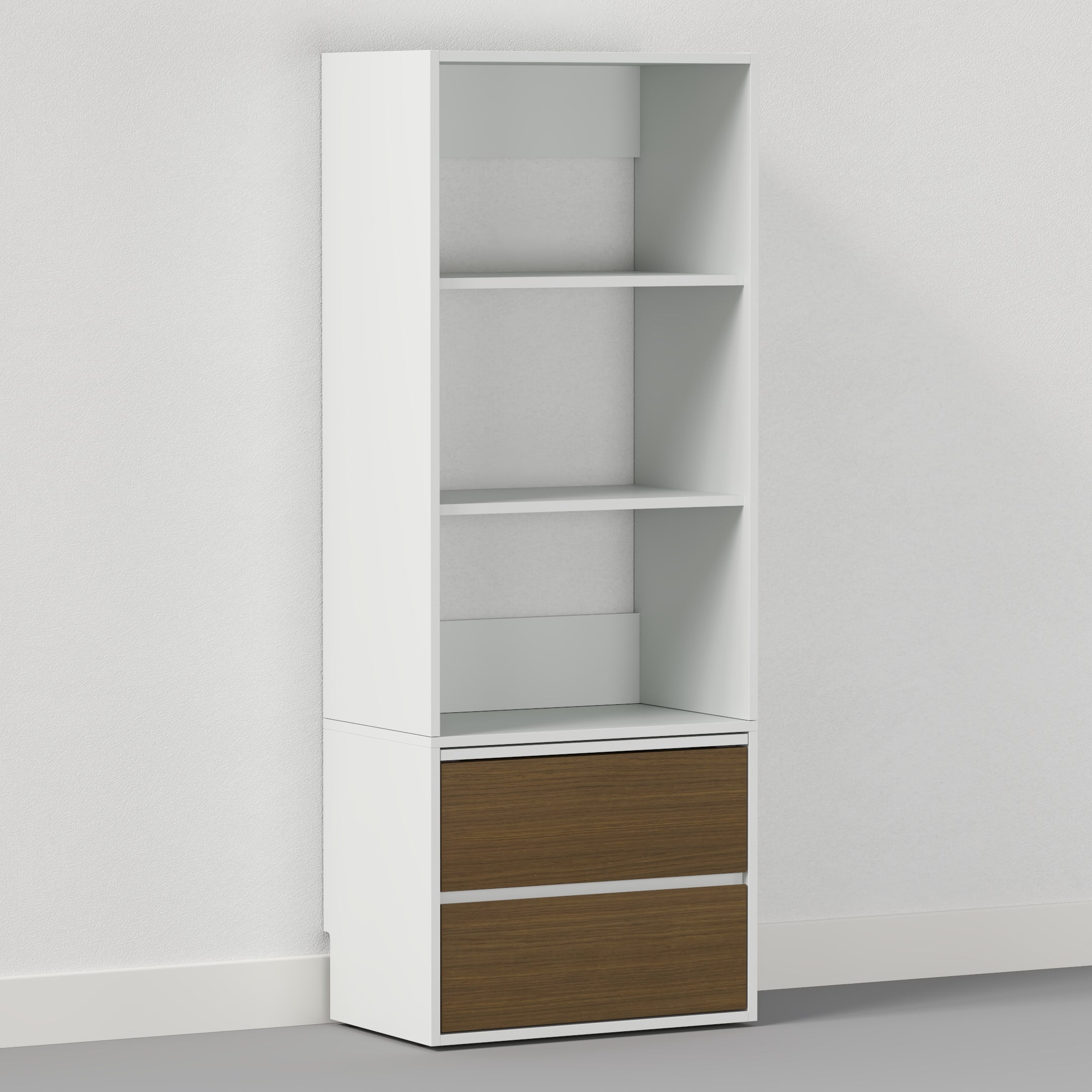 Mid Nightstand Cabinet - Queen / Horizontal
