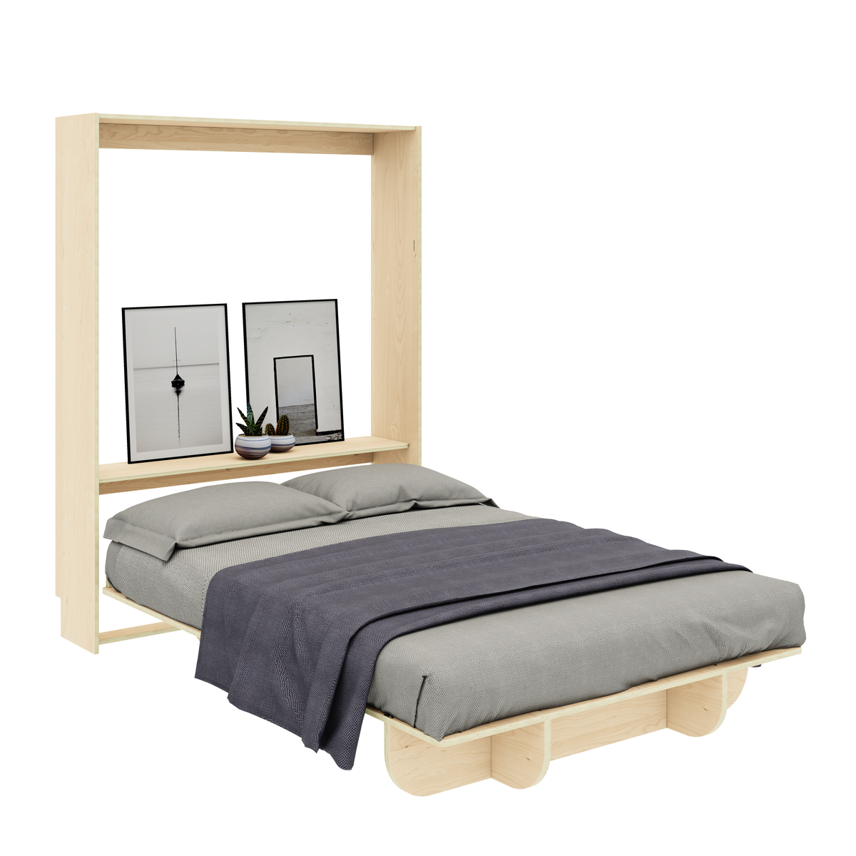 Queen size shop wall bed